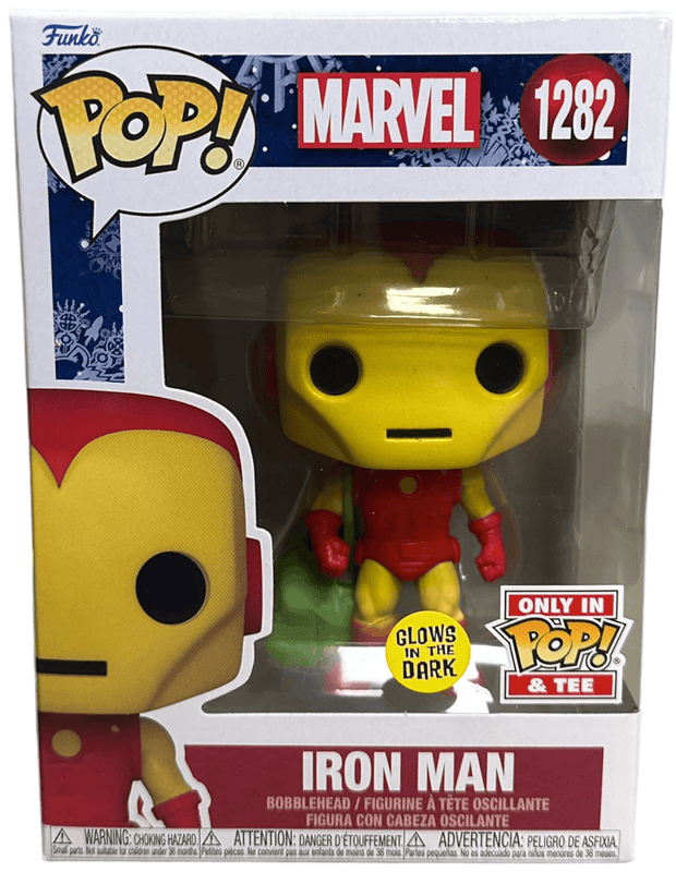 iron man glows in the dark only pop tee 1282