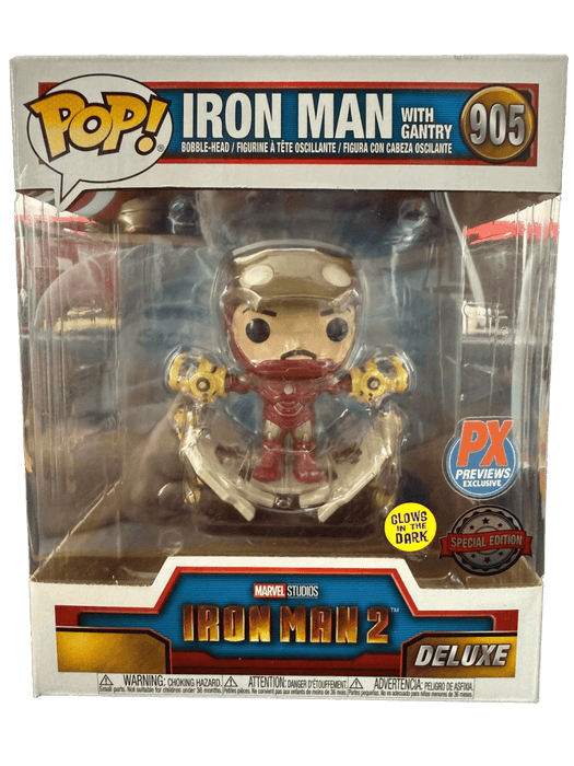 iron man with gantry px previews special edition glows in the dark 905