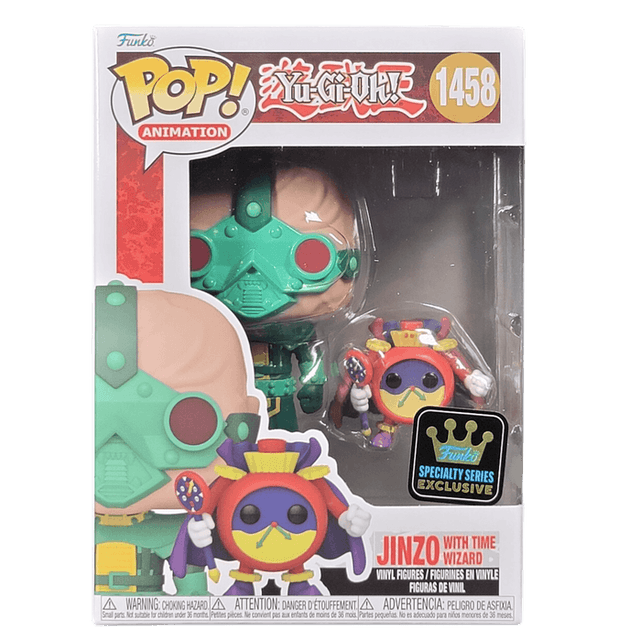 jinzo with time wizard specialty series black background 1458