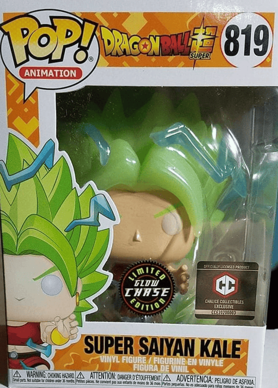 super saiyan kale cc chalice collectibles black background glow chase 819