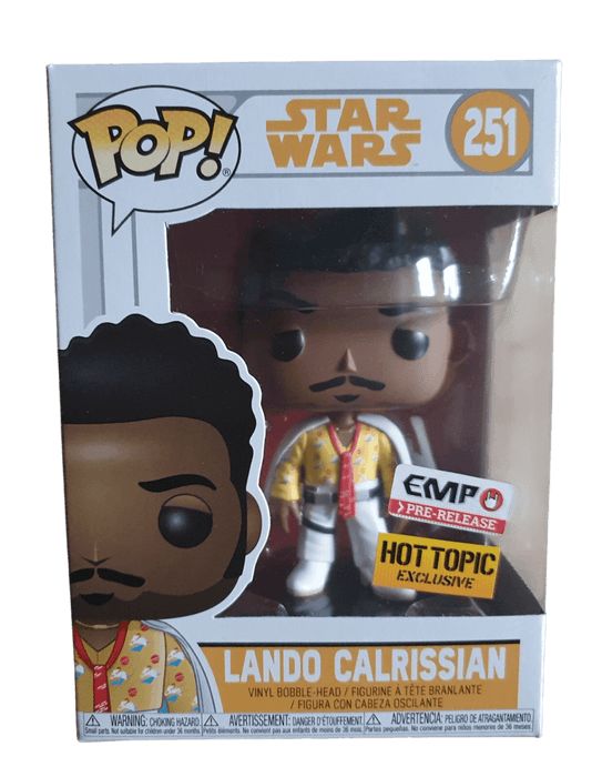 lando calrissian hot topic yellow background emp pre release white 251