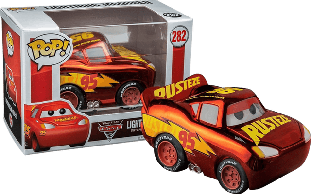 lightning mcqueen chrome red 282