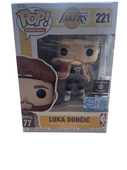 luka doncic original blue cc chalice collectibles black background 221