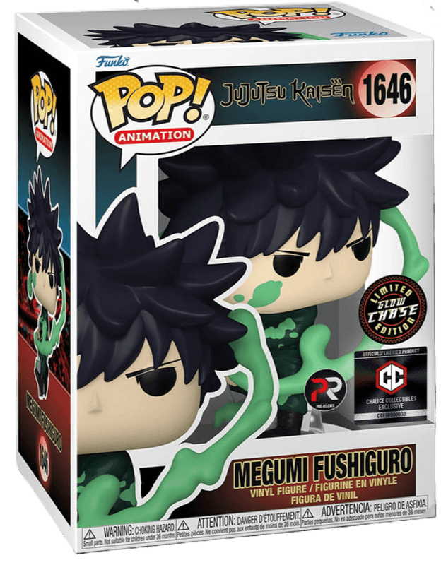 megumi fushiguro cc chalice collectibles black background pr glow chase 1646