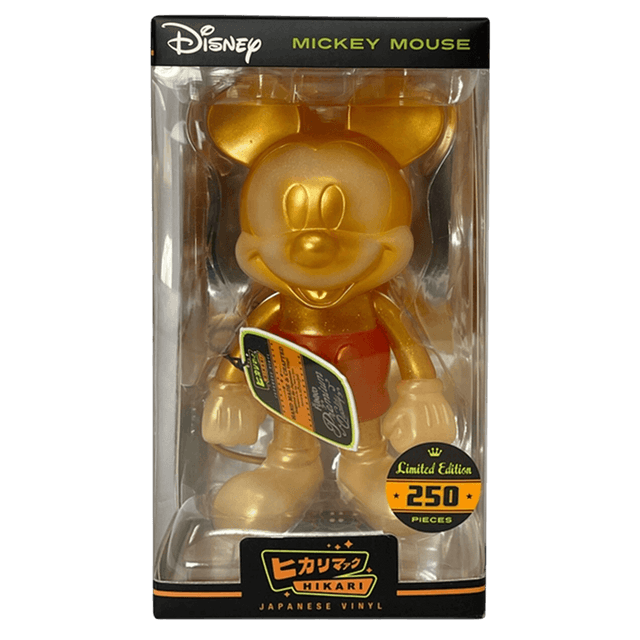 mickey mouse gold glitter limited edition