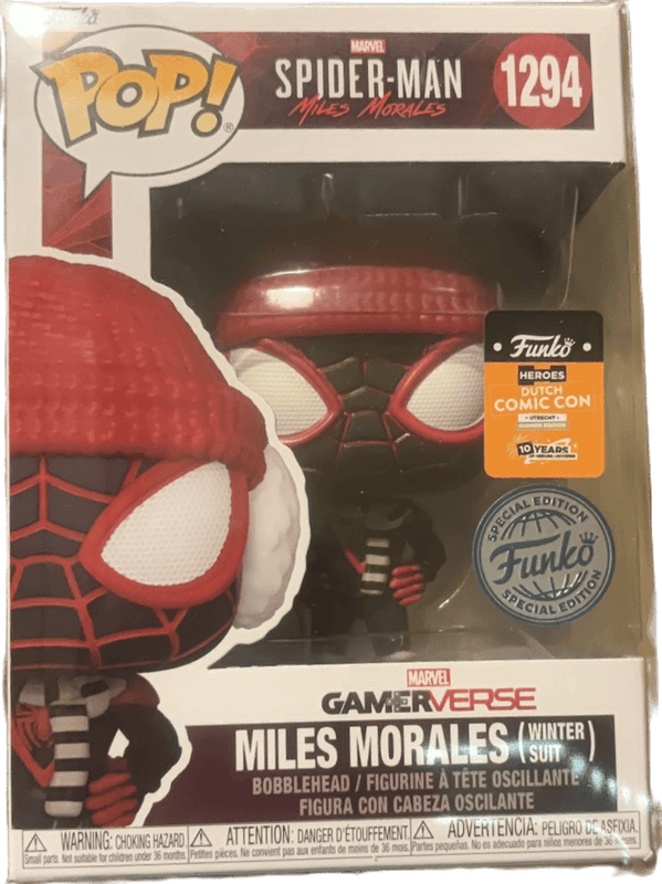 miles morales winter suit special edition dutch comic con 10 years 1294