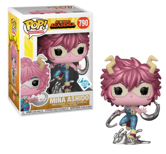 mina ashido metallic insider club blue background 790