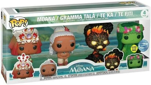 moana gramma tala te ka fiti special edition glows in the dark 4 pack