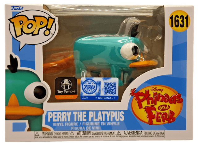 perry the platipus original blue toy temple 1631
