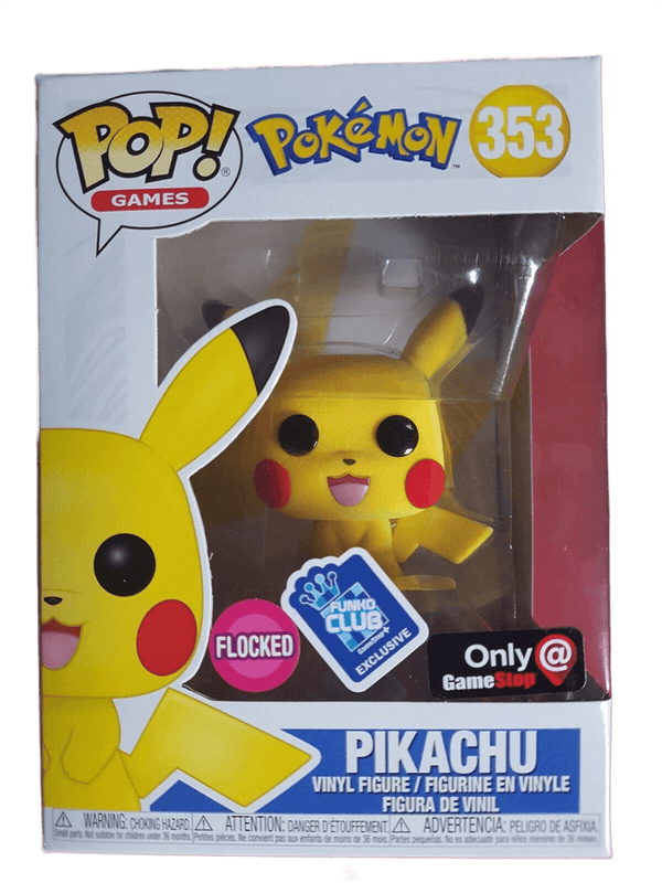 pikachu only gamestop club flocked pink background 353
