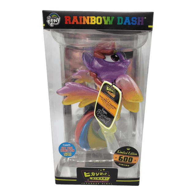 rainbow dash colro storm glitter new york comic con limited edition