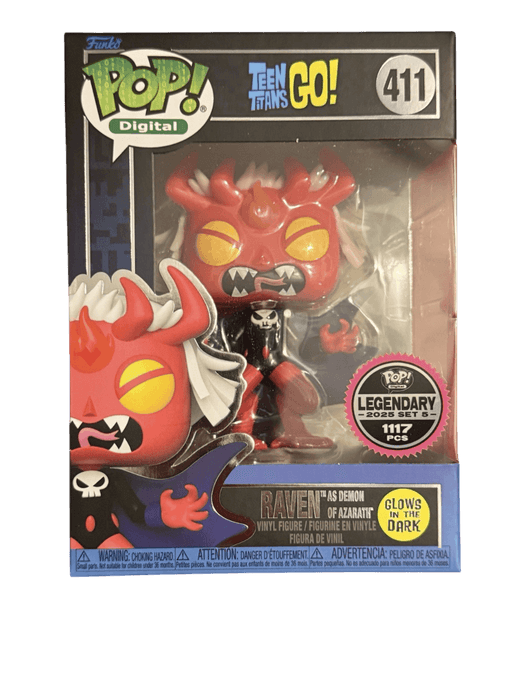 raven as demon of azarath legendary glows in the dark 411