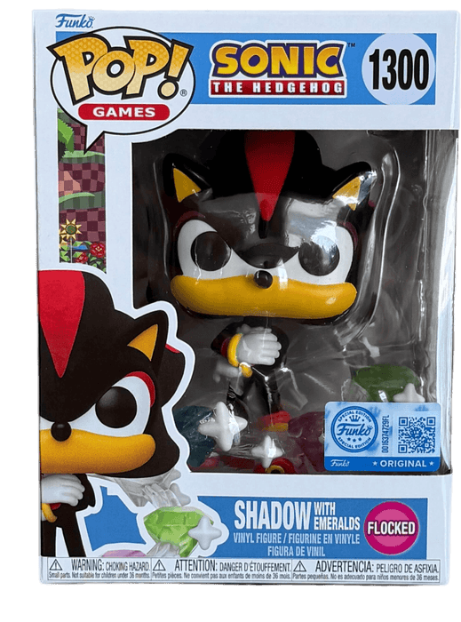 Shadow with Emeralds #1300 Funko Pop from Sonic the Hedgehog