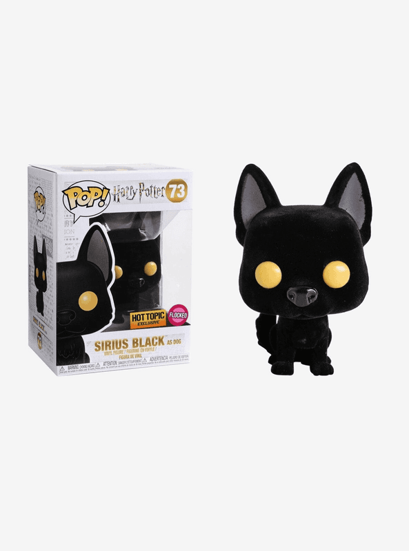sirius black as dog hot topic yellow background flocked pink 73