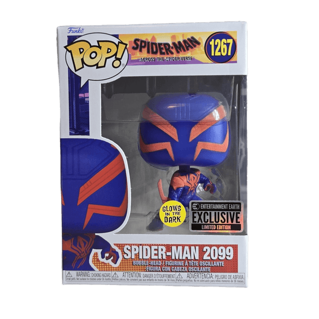 spider man 2099 entertainment earth exclusive holo glows in the dark 1267