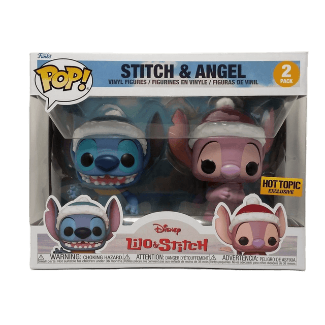 stitch angel hot topic yellow background 2 pack