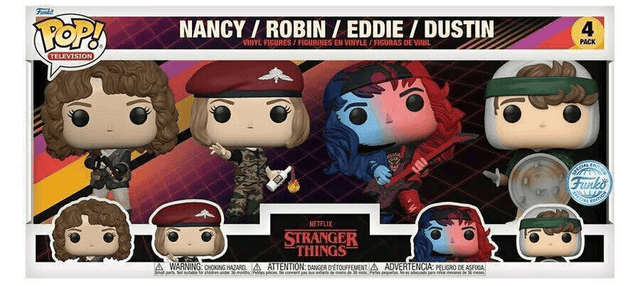 nancy robin eddie dustin special edition 4 pack