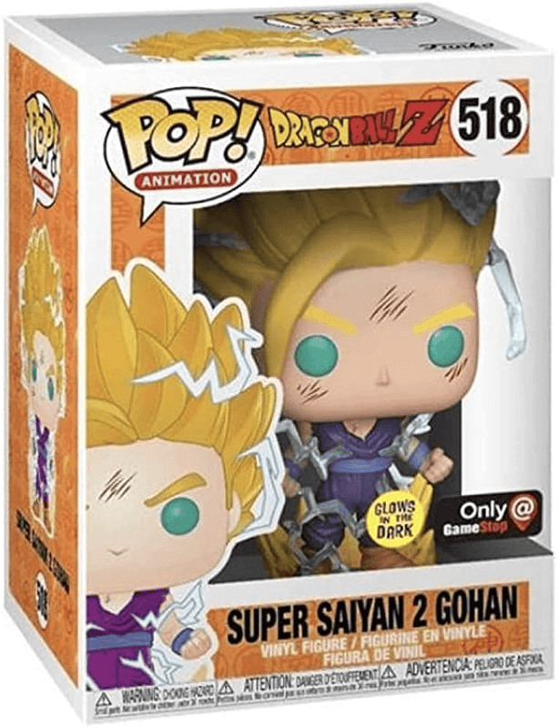 super saiyan 2 gohan only gamestop glows in the dark 518
