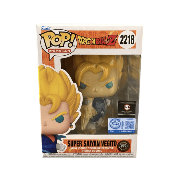 super saiyan vegito original blue cc chalice collectibles black background glow chase 2218