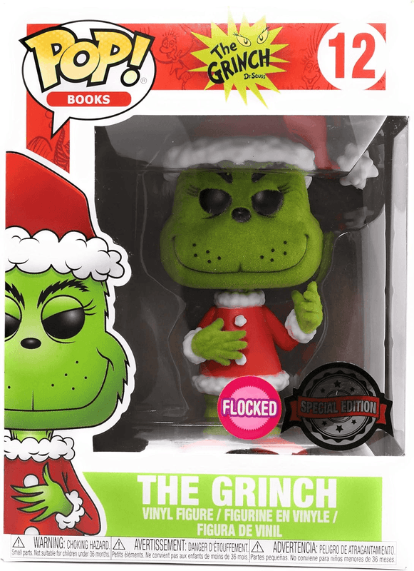 the grinch special edition flocked pink background 12