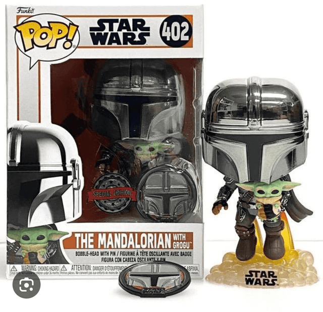 the mandalorian with grogu special edition 402