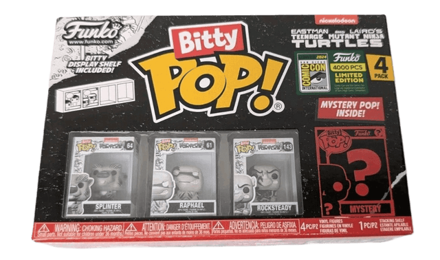 teenage mutant ninja turtles deco san diego comic con 4 pack