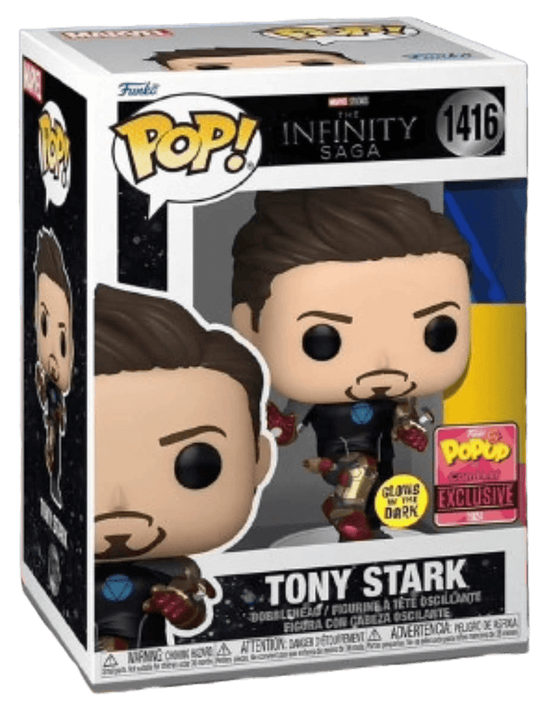 tony stark popup comfest glows in the dark 1416