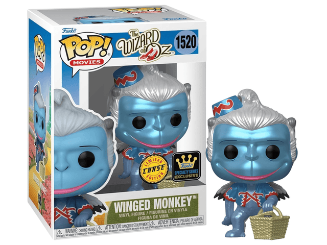 winged monkey wizard of oz logo specialty series black background chase 1520