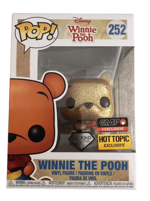 winnie the pooh hot topic yellow background emp exclusive black diamond 252