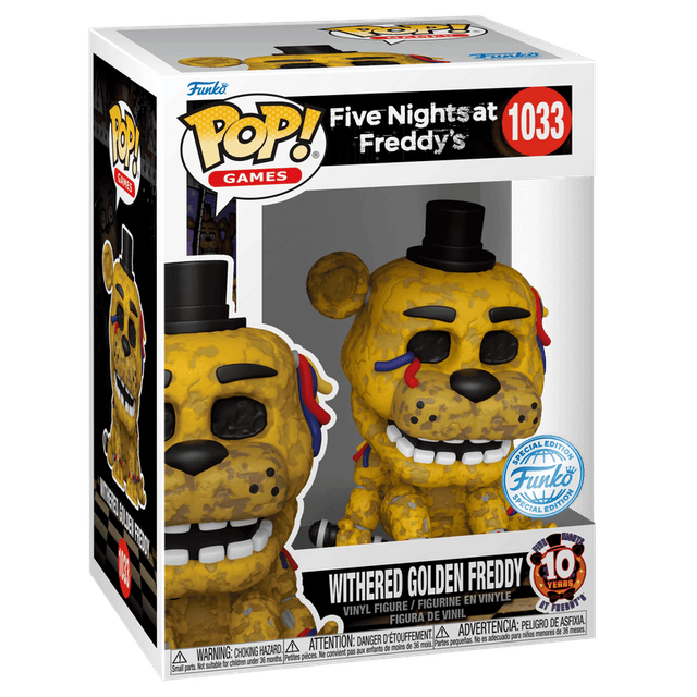 withered golden freddy special edition 1033