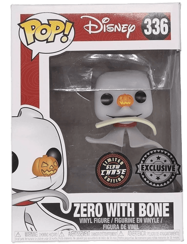 zero with bone exclusive silver background glow chase 336