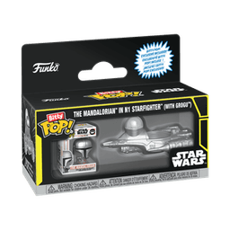 The Mandalorian in N1 Starfighter (with Grogu) Funko Pop