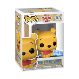 pooh with butterflies original blue 1776