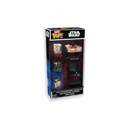 8-Bit Luke Skywalker& Arcade Case Luke Skywalker w/Speeder Darth Vader Funko Pop