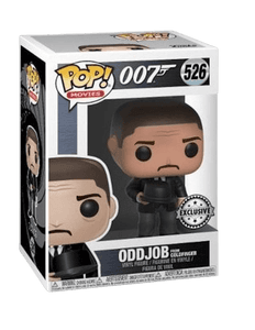 oddjob from goldfinger exclusive silver background 526