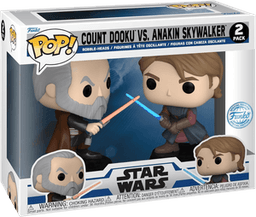 Count Dooku vs. Anakin Skywalker #2 PACK Funko Pop