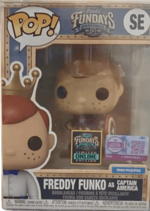 Freddy Funko as Captain America #SE Funko Pop