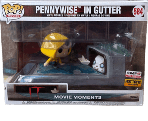 pennywise in gutter hot topic yellow background emp pre release white 584