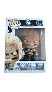 scorpion flaming skull 255