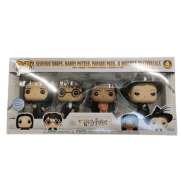 Severus Snape, Harry Potter, Parvati Patil & Minerva McGonagall #4 PACK Funko Pop