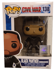 Black Panther (Unmasked) #138 Funko Pop