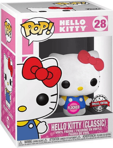 hello kitty special edition flocked pink background 33