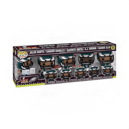 jalen hurts saquon barkley devonta smith a j brown darius slay original blue nfl 5 pack